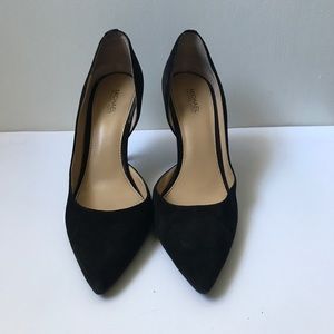 Michael Kors Black Suede Pumps